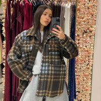 Maxi Camicia Marrone