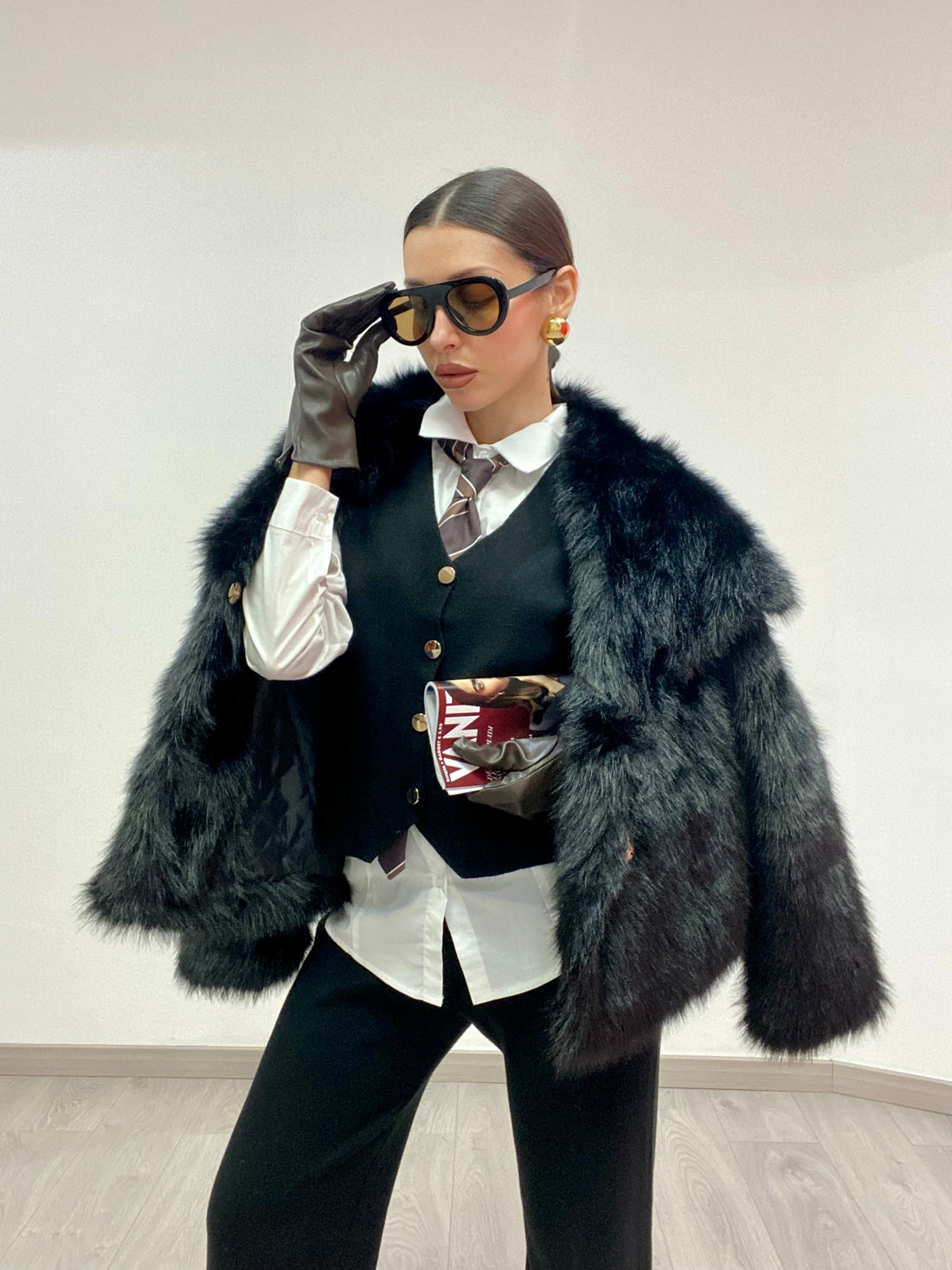 Pelliccia “Chalet” Nera