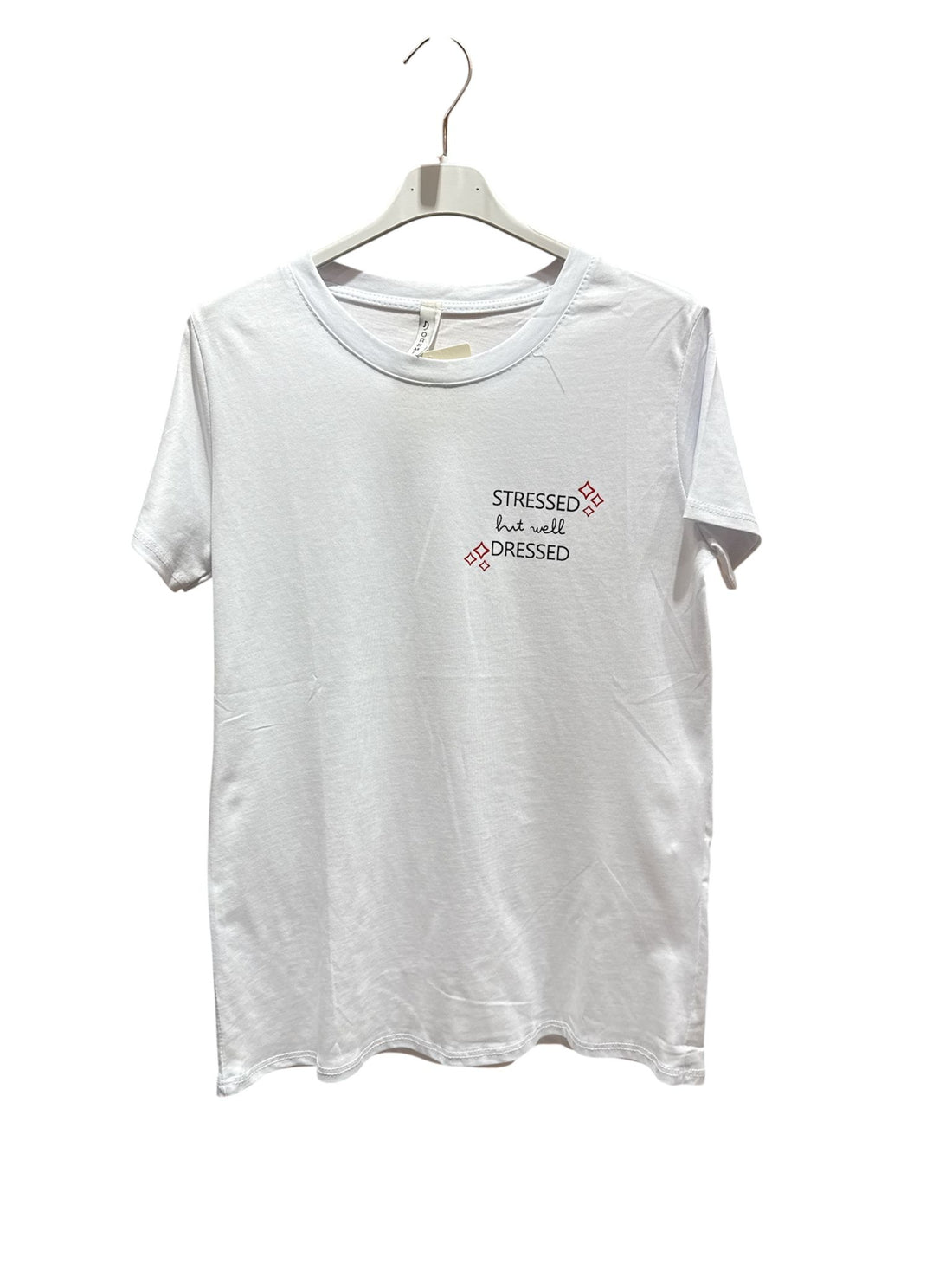 T-shirt “STRESSED BUT WELL DRESSED”
