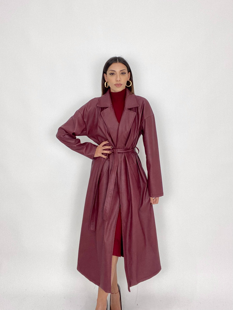 Trench “Bonnie” Bordeaux