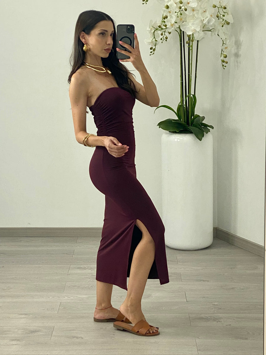 Abito “Eva” Bordeaux