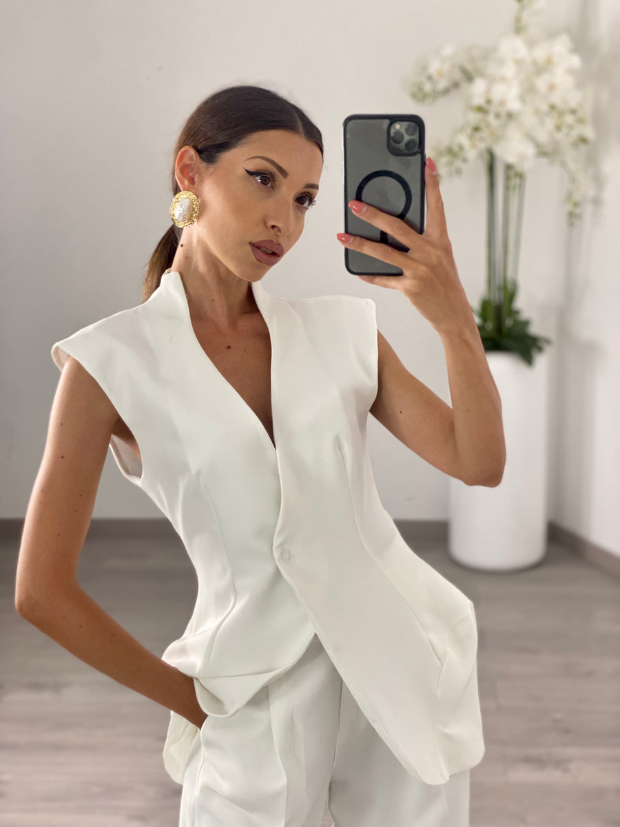 Tailleur “Elettra” Bianco