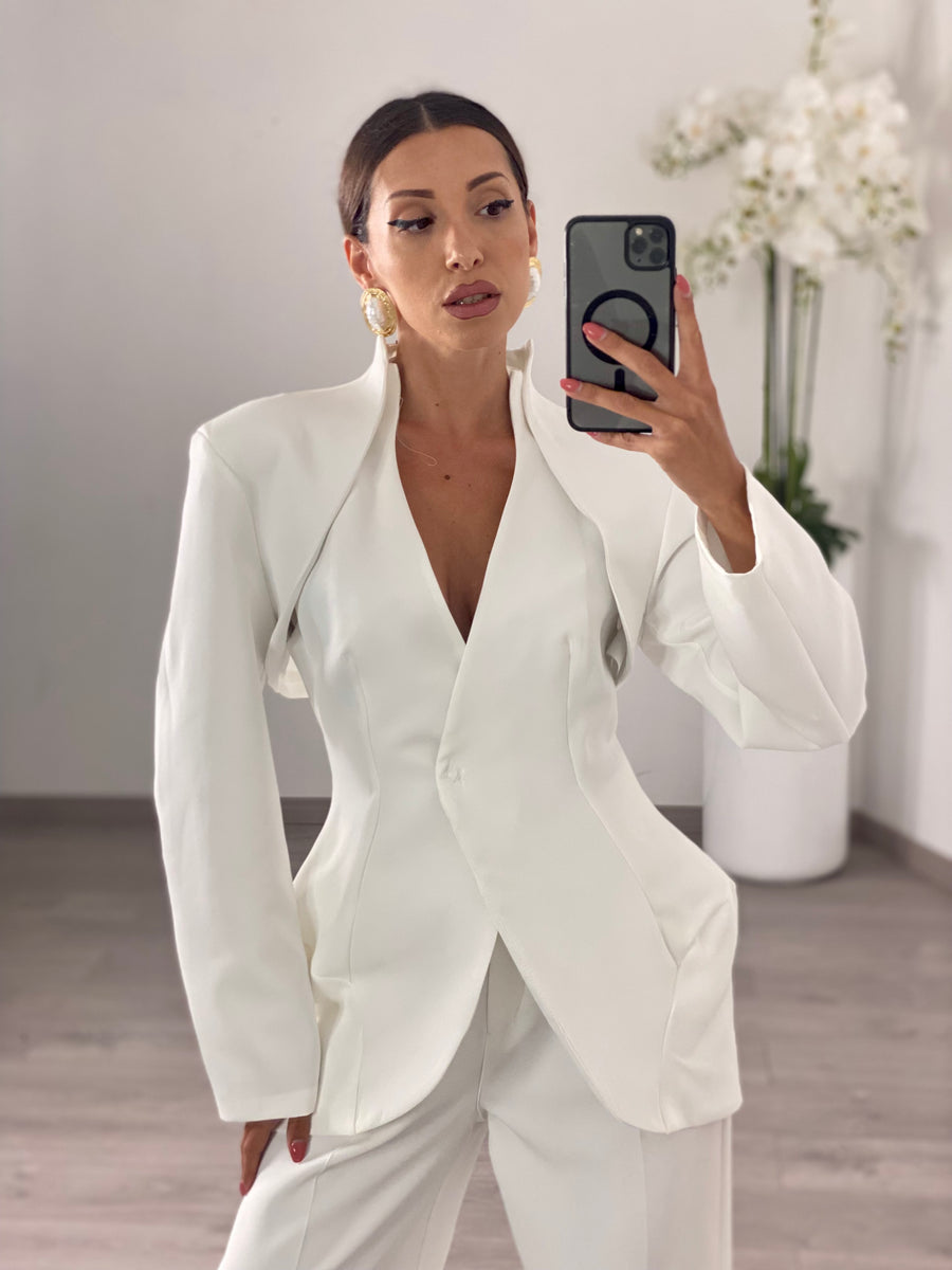 Tailleur “Elettra” Bianco