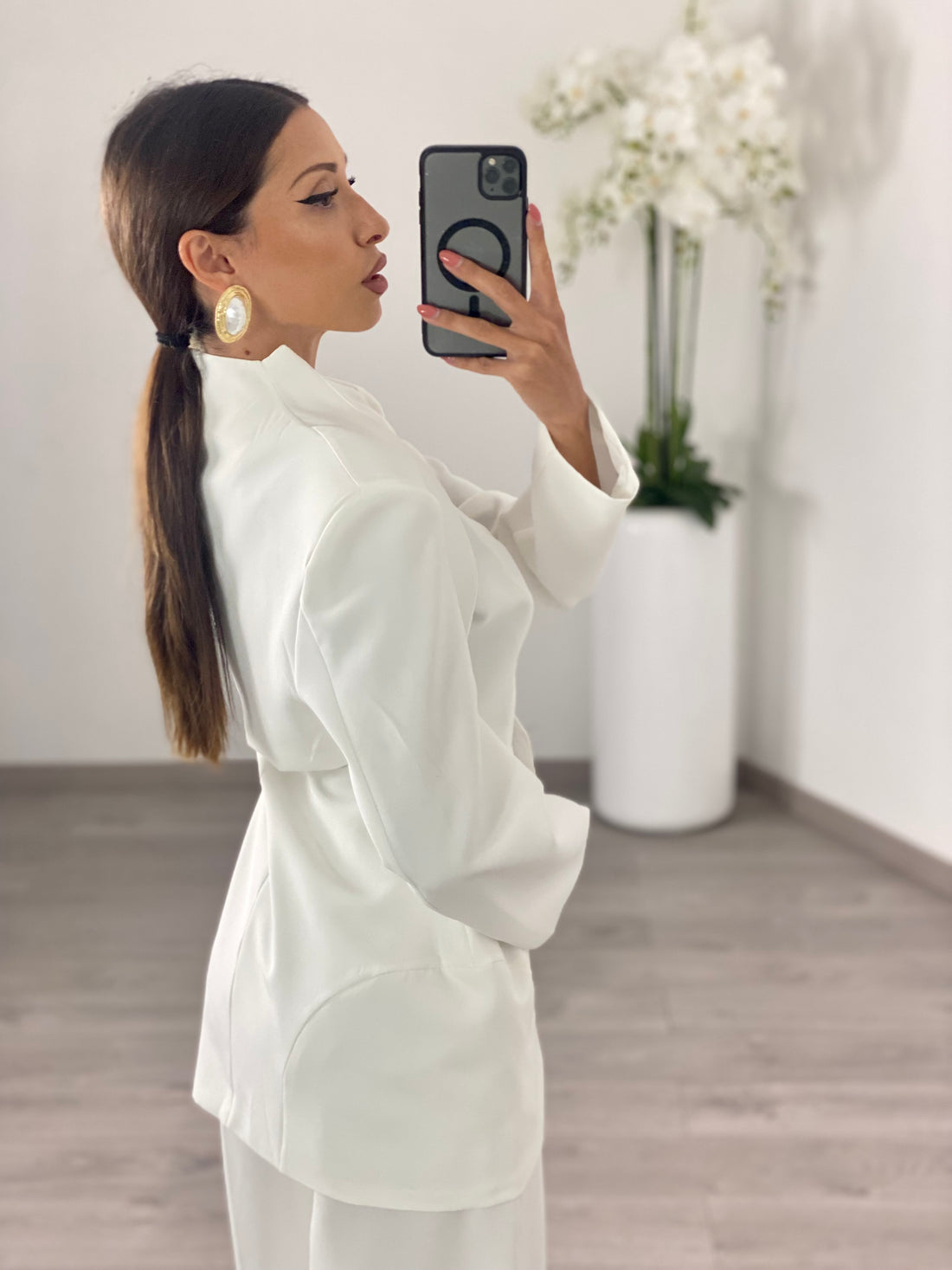 Tailleur “Elettra” Bianco