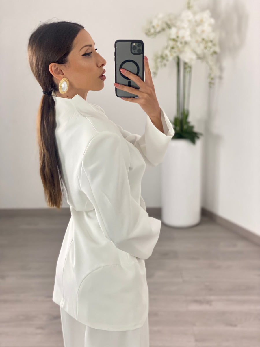 Tailleur “Elettra” Bianco
