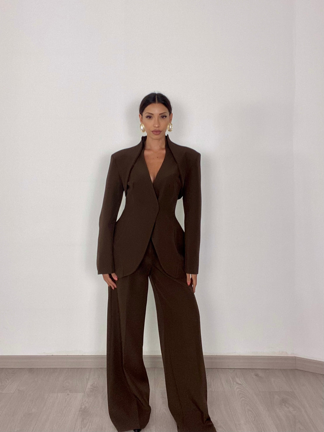 Tailleur “Elettra” Marrone