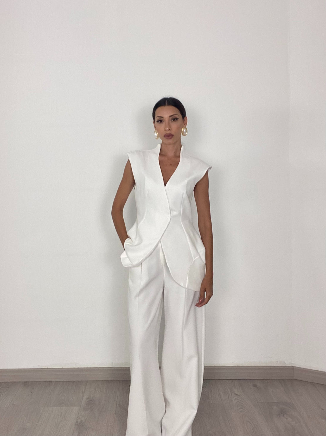 Tailleur “Elettra” Bianco