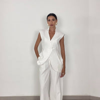 Tailleur “Elettra” Bianco