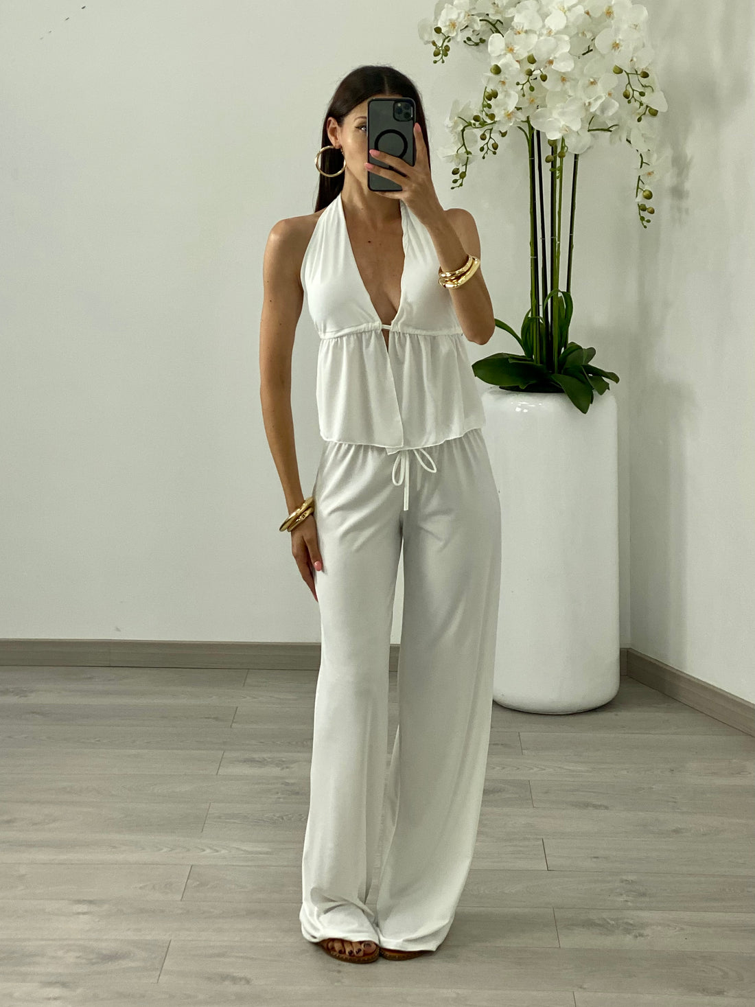 Coordinato “Naomi” Bianco