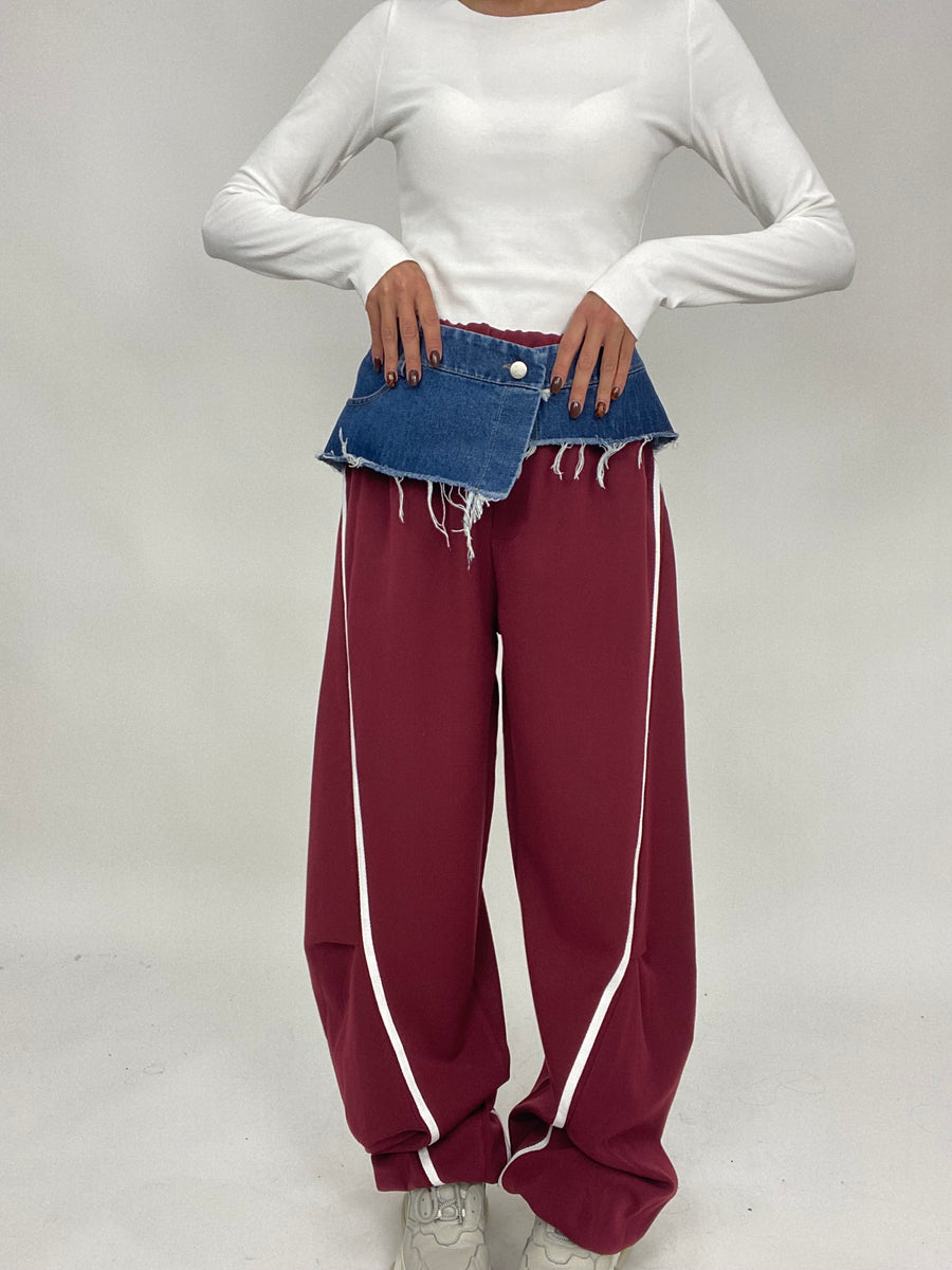 Pantalone “Sharon” Bordeaux