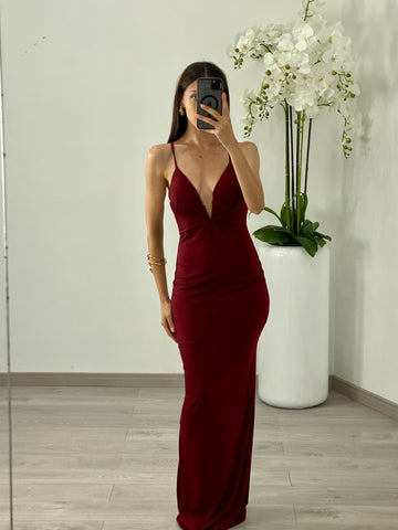 Abito “Athena” Bordeaux