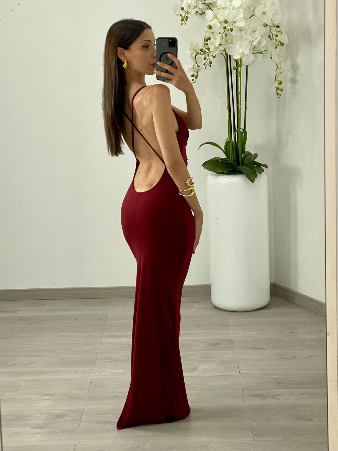 Abito “Athena” Bordeaux