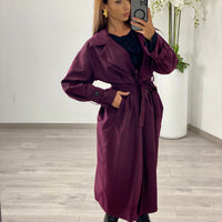 Trench “Abby” Bordeaux