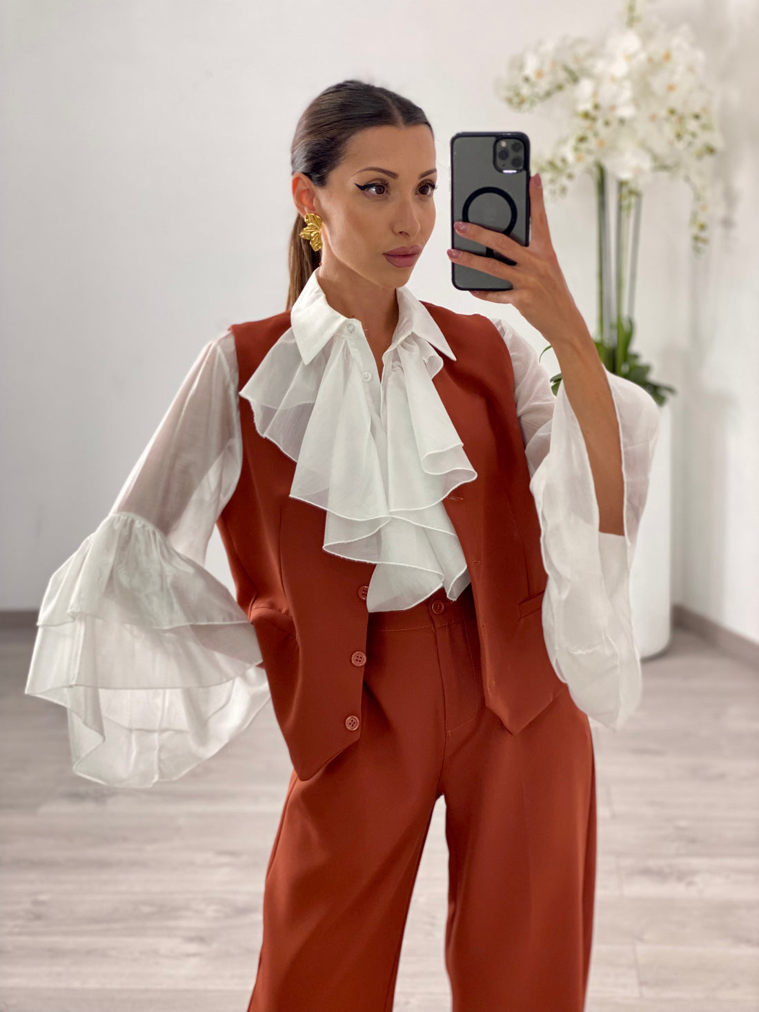 Tailleur “Harper” Ruggine