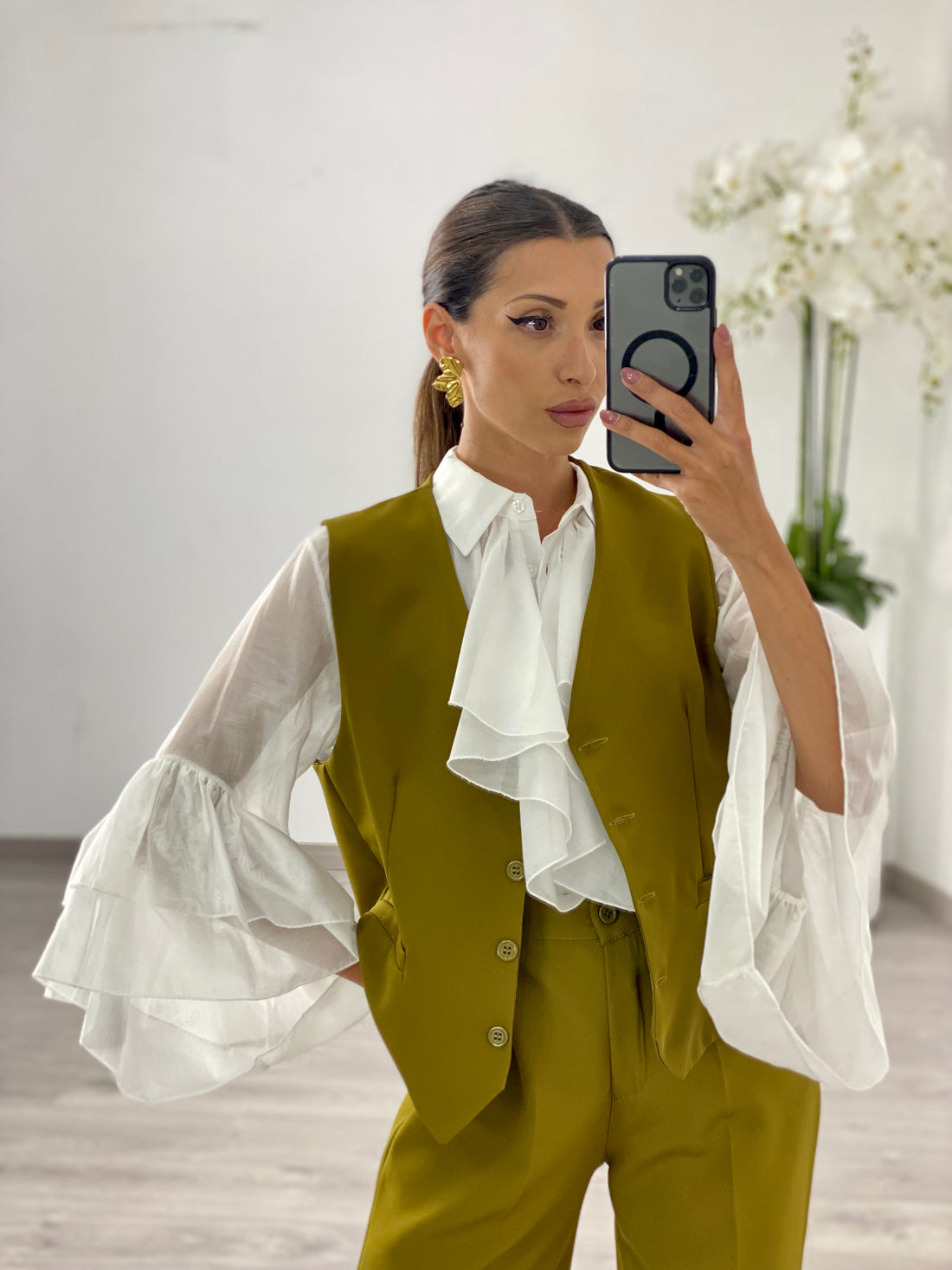 Tailleur “Harper” Verde