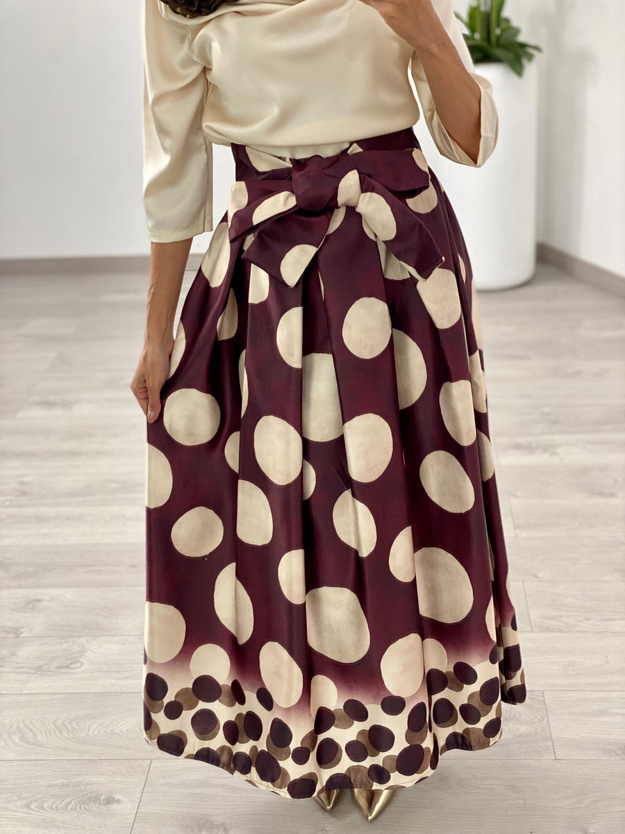 Gonna “Evelyn” Bordeaux