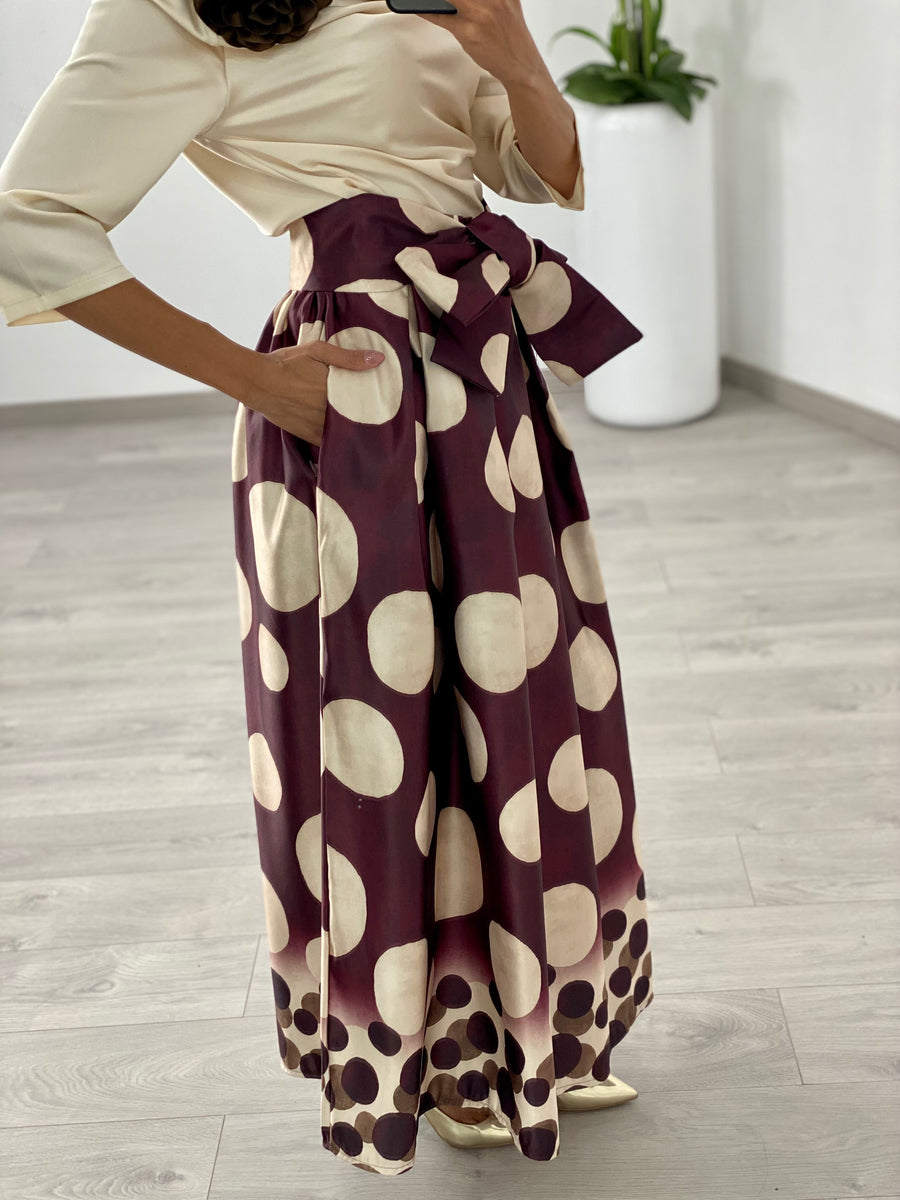 Gonna “Evelyn” Bordeaux