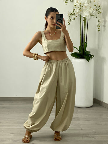 Coordinato “Iside” Beige