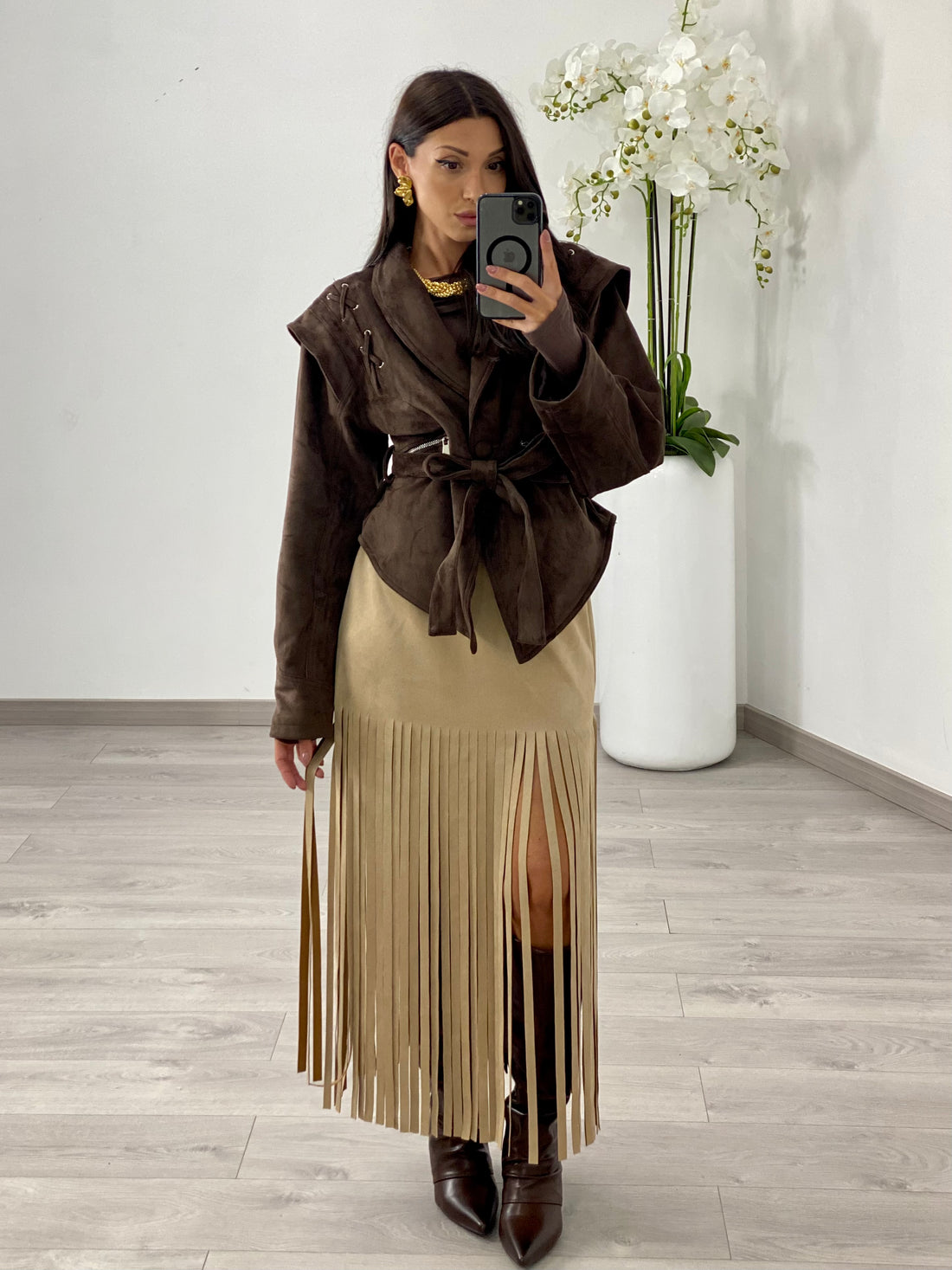 Gonna “Erin” Beige