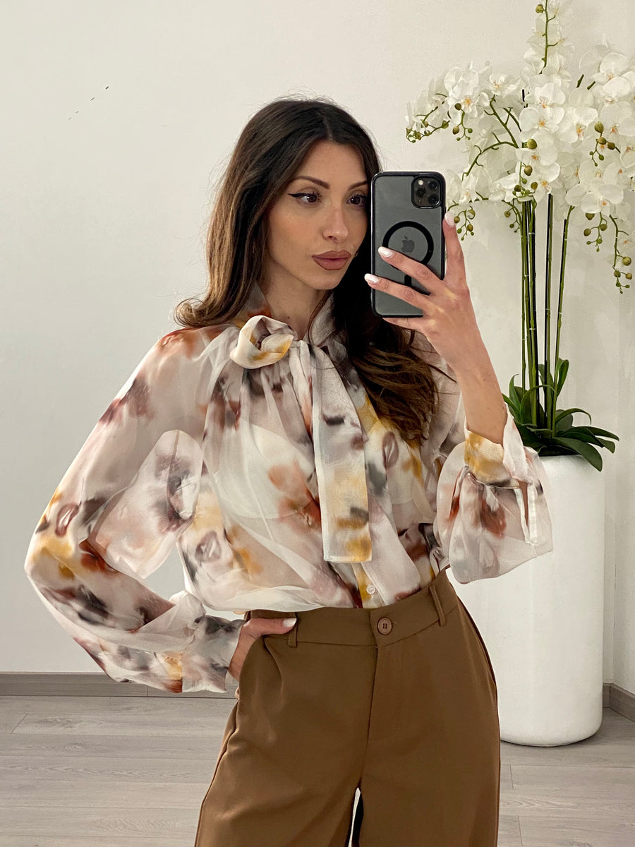 Camicia “Frangipane” Marrone