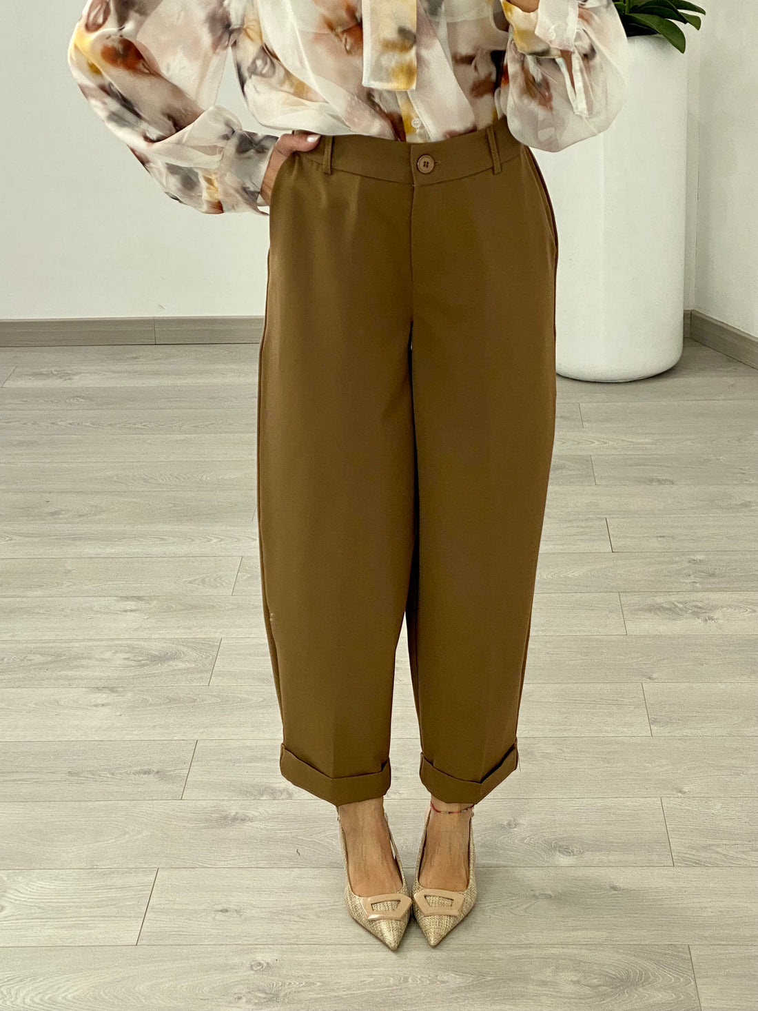 Pantalone “Carrie” Marrone