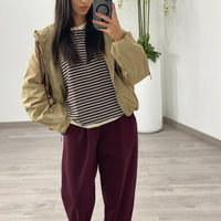 Pantalone “Emma” Bordeaux