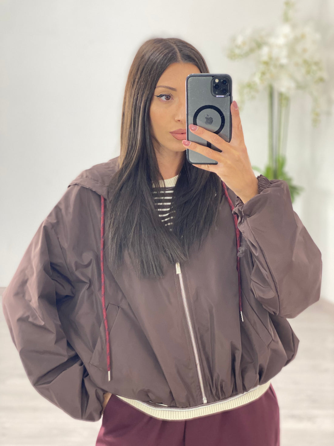 Giacca “Livia” Marrone