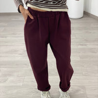 Pantalone “Emma” Bordeaux