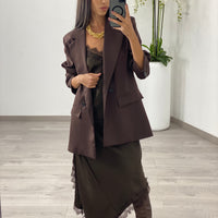 Completo “It girl” Marrone