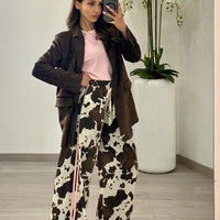 Pantalone “Cow print”