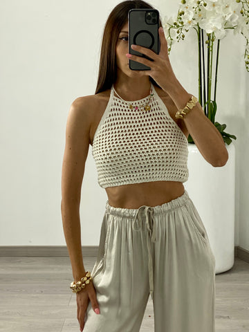 Top “Kylie” Bianco