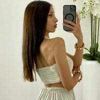 Top “Kylie” Bianco