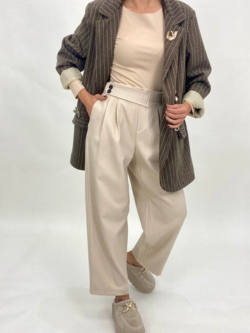 Pantalone “Nora” Beige