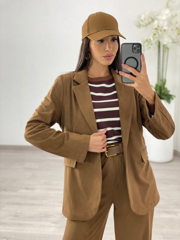 Giacca “Penelope” Cammello