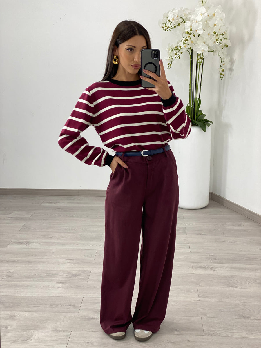 Maglia “Italia” Bordeaux