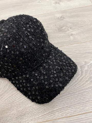 Cappello “Paillettes” Nero