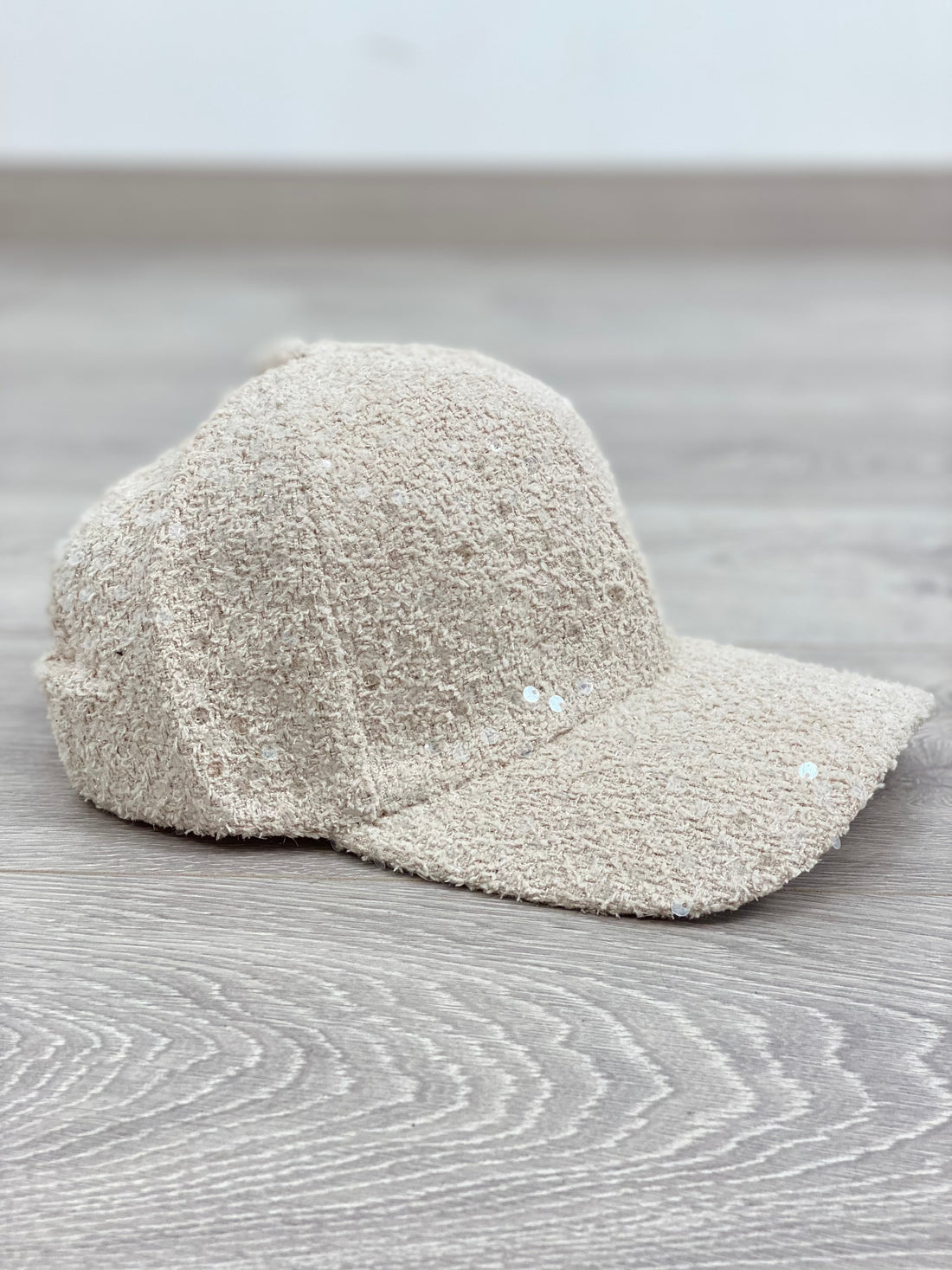 Cappello “Paillettes” Beige