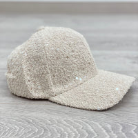 Cappello “Paillettes” Beige