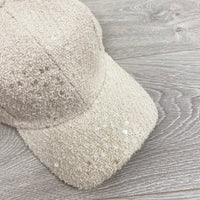 Cappello “Paillettes” Beige