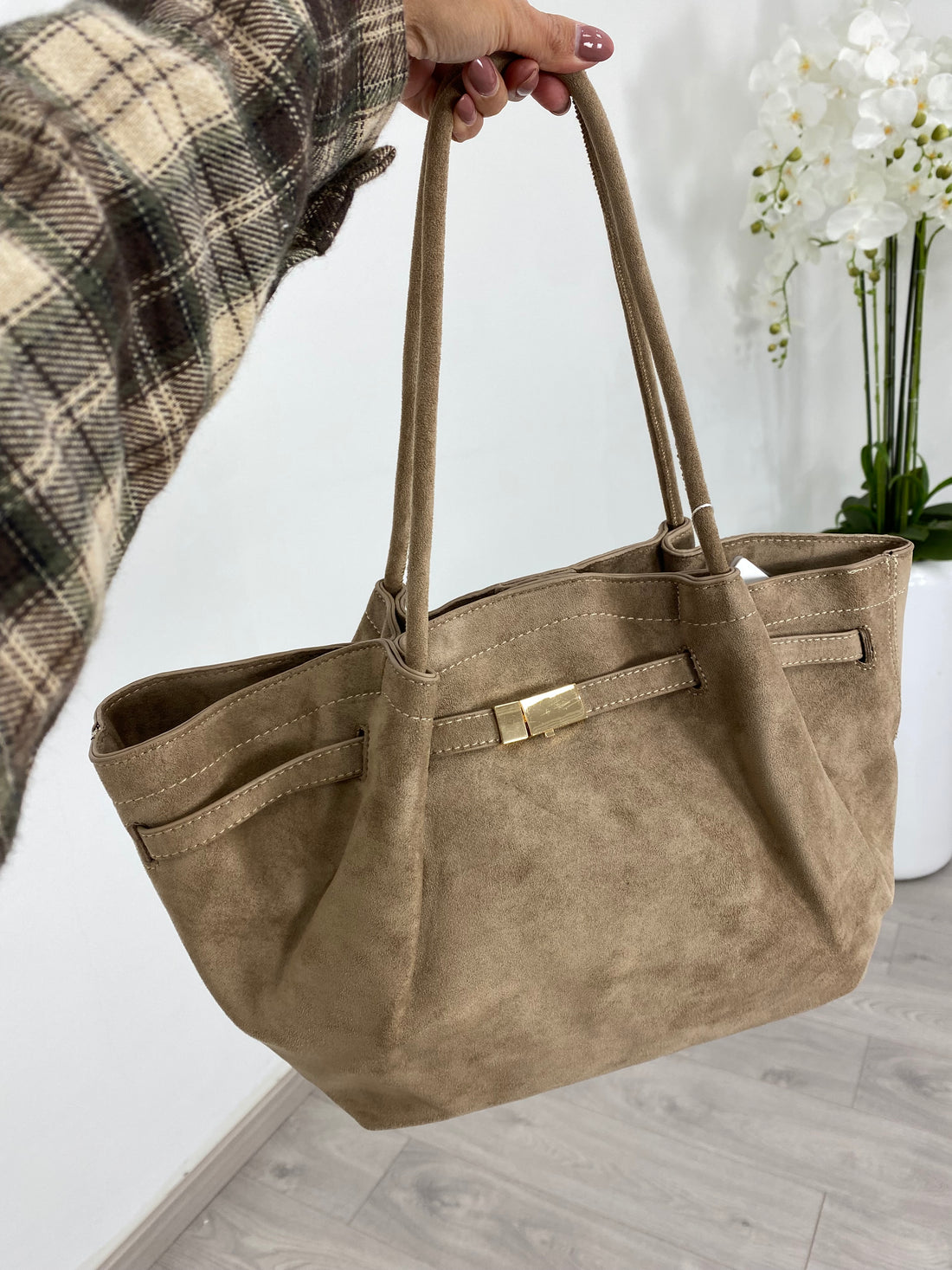 Borsa “Valery” Taupe