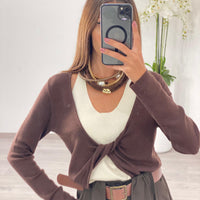 Maglia "Serena" Marrone