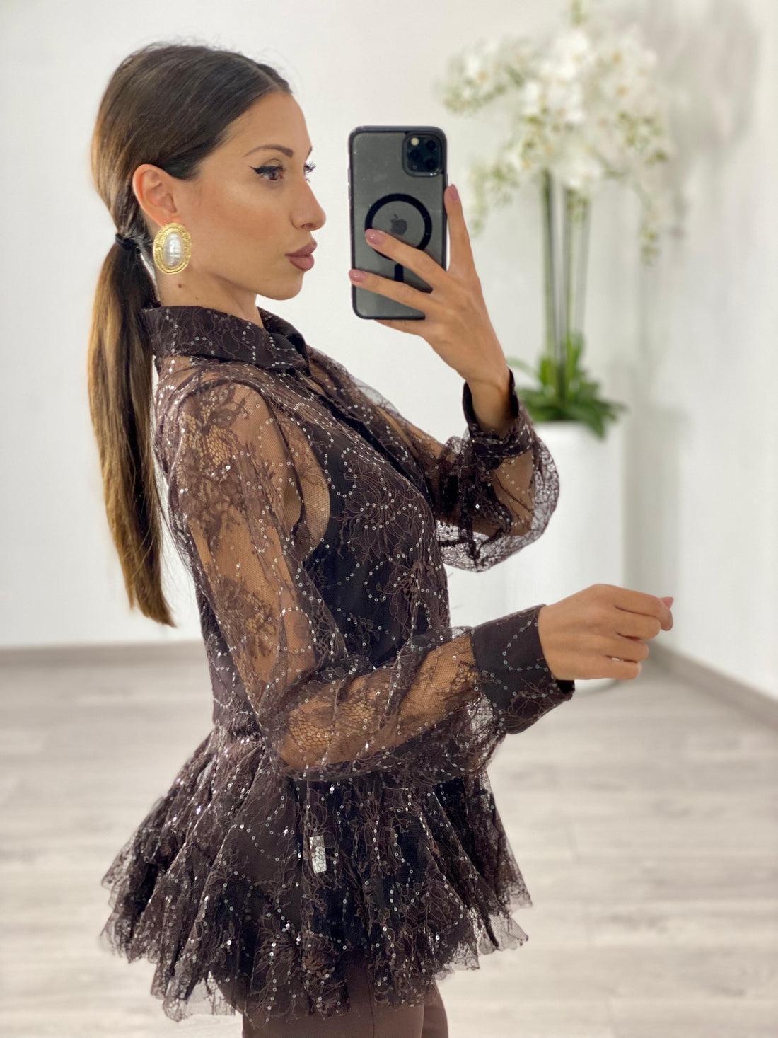 Camicia "Luxury" Marrone