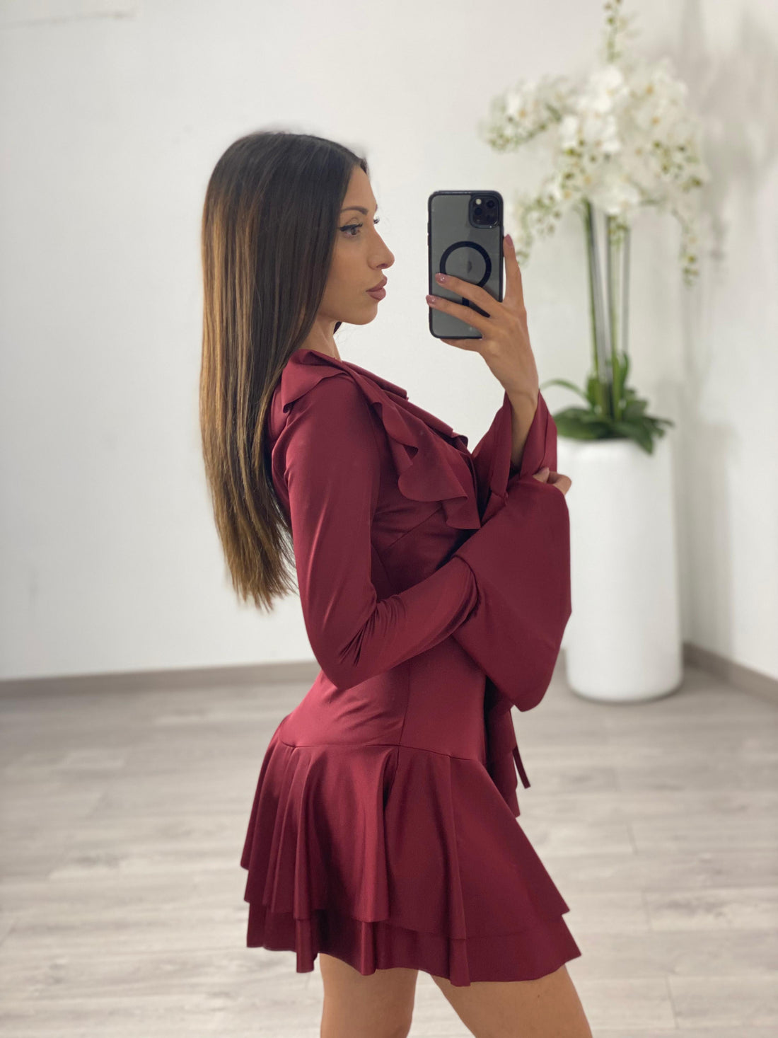 Abito "Amira" Bordeaux