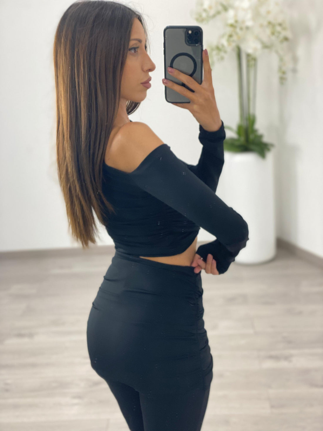 Coordinato "Freia" Nero