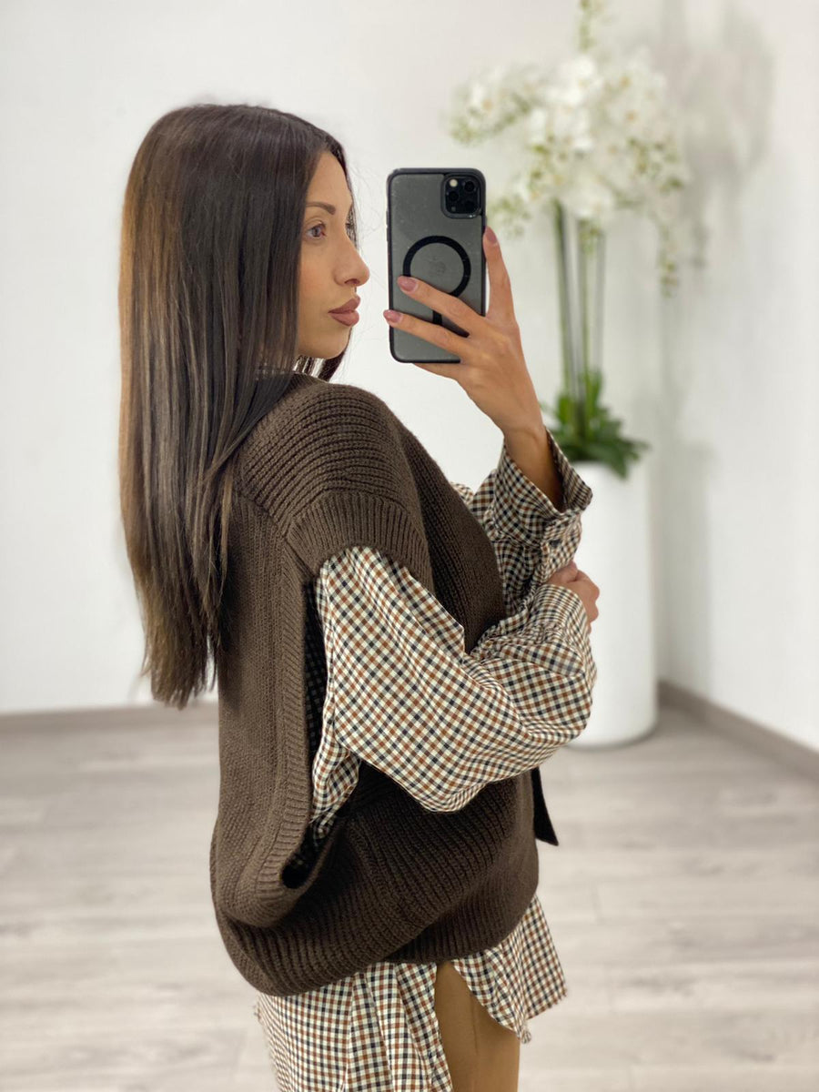 Gilet "Marrone" Lumina