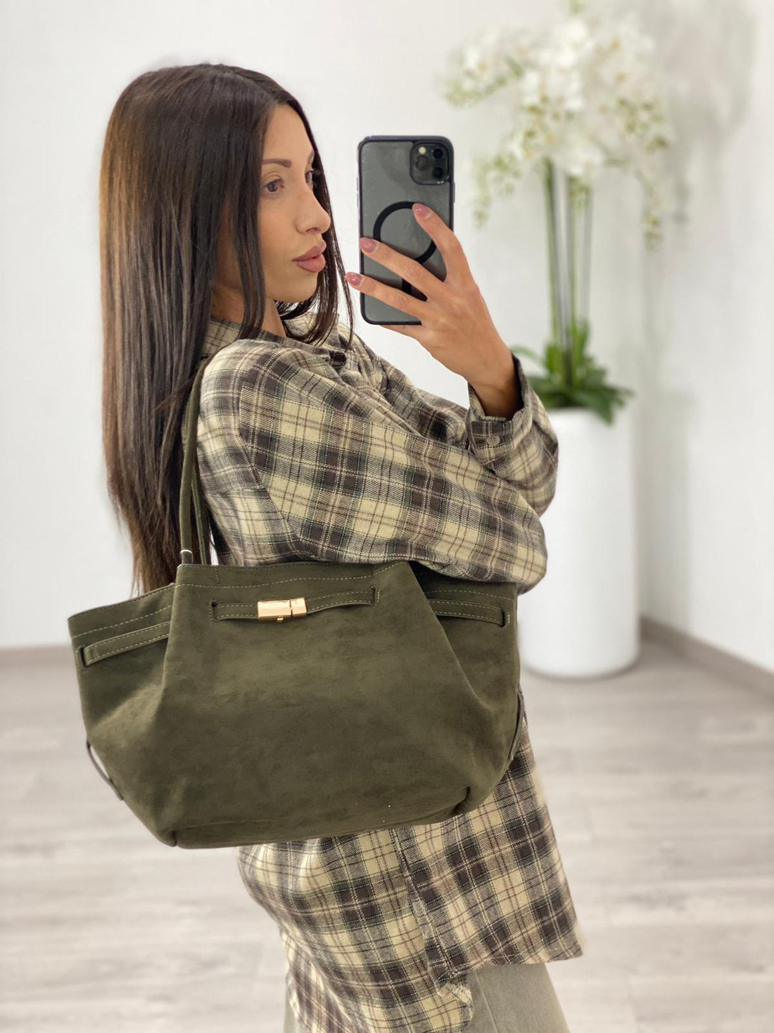 Borsa "Valery" Verde