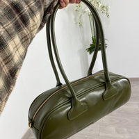 Borsa "Baguette" Verde
