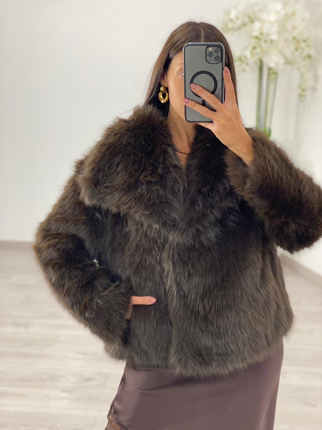 Pelliccia "Sveva" Marrone