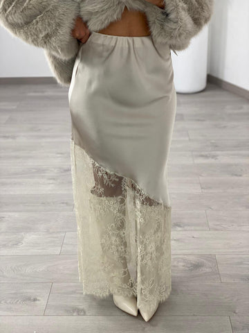 Gonna "Glenda" Beige