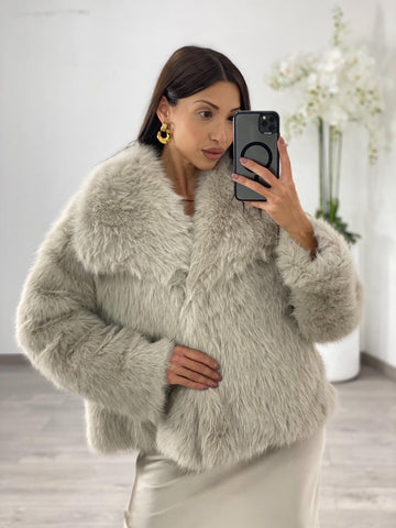 Pelliccia "Sveva" Beige